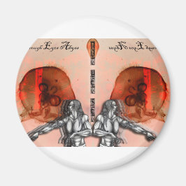 "Door ogen afgrond" Merch Magneet