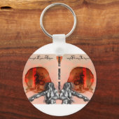 "Door ogen afgrond" Merch Sleutelhanger (Voorkant)