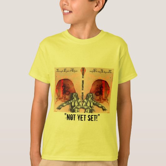 "Door ogen afgrond" Merch T-shirt (Voorkant)