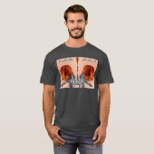 "Door ogen afgrond" Merch T-shirt (Voorkant volledig)