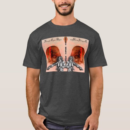 "Door ogen afgrond" Merch T-shirt (Voorkant)