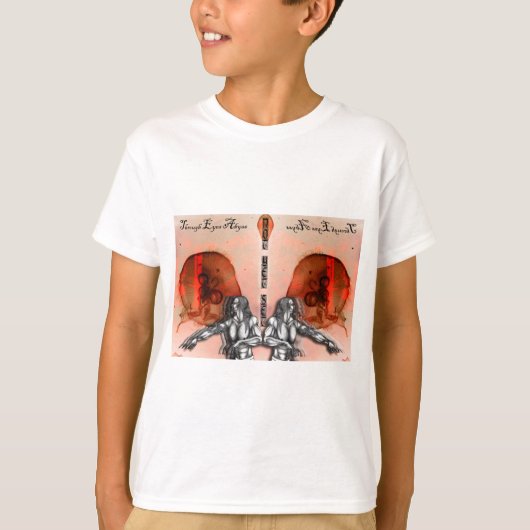 "Door ogen afgrond" Merch T-shirt (Voorkant)