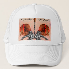 "Door ogen afgrond" Merch Trucker Pet