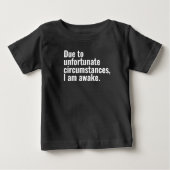 Door ongelukkige omstandigheden ben ik wakker teks (Voorkant)