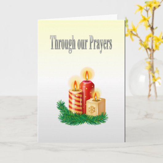 Door onze gebeden kaart (Gele Bloem)