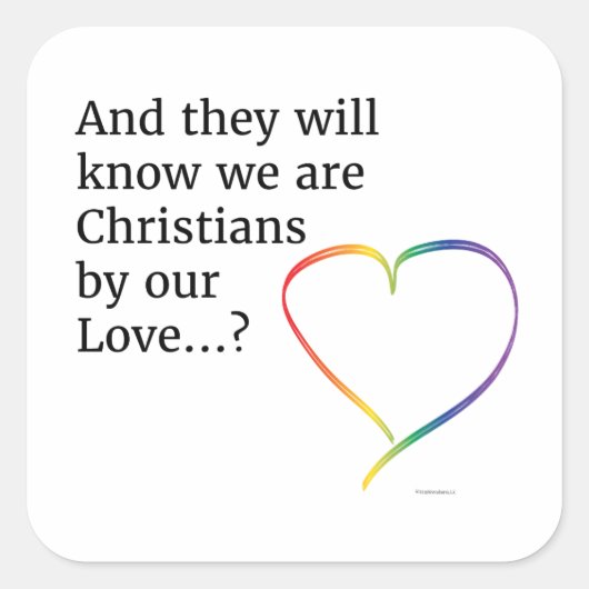 Door onze liefde Stickers (Voorkant)