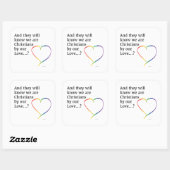 Door onze liefde Stickers (Vel)