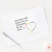 Door onze liefde Stickers (Envelop)