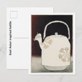 Door Oost-Azië geïnspireerde ketel Briefkaart