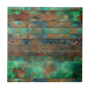 Door Patina geïnspireerde loft industrieel decor Tegeltje