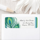 Door Peacock geïnspireerde etiketten van ontwerper (Insitu)