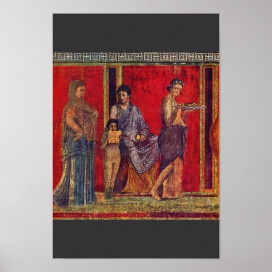 Door Pompejanischer Maler Um 60 V. Chr. Poster (Voorkant)