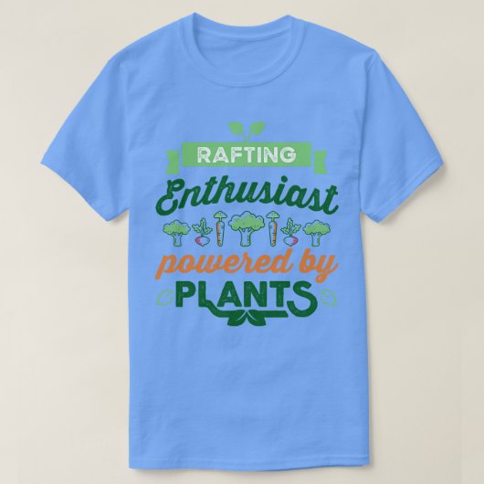 Door Rafting Enthusiast aangedreven T-shirt (Design voorkant)