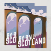 Door Rail Scotland Feestdagenkaart (Voorkant / Achterkant)