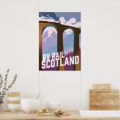 Door Rail Scotland Poster (Keuken)