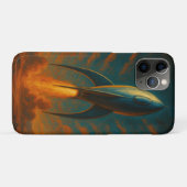 door raket schip geïnspireerd op de jaren 50 Case-Mate iPhone case (Achterkant (horizontaal))