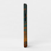 door raket schip geïnspireerd op de jaren 50 Case-Mate iPhone case (Achterkant/links)