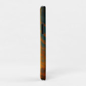 door raket schip geïnspireerd op de jaren 50 Case-Mate iPhone case (Achterkant/rechts)