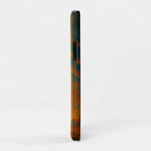 door raket schip geïnspireerd op de jaren 50 Case-Mate iPhone case (Achterkant/rechts)