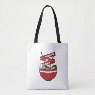 door ramen aangedreven tote bag
