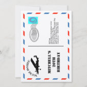 Door reizen geïnspireerde uitnodiging (Voorkant)