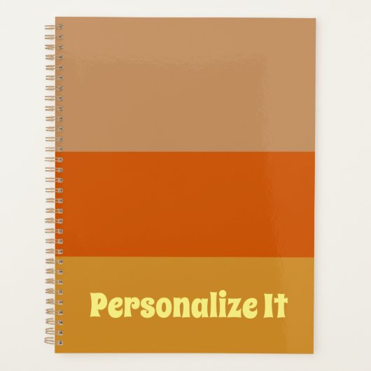  door Retro geïnspireerd Planner (Voorkant)