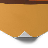 Door Retro geïnspireerd Poster (Hoek)