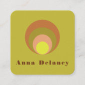 Door Retro geïnspireerd Visitekaartje (Voorkant)