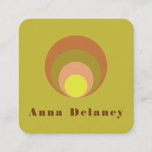 Door Retro geïnspireerd Visitekaartje