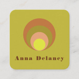 Door Retro geïnspireerd Visitekaartje