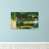 Door reuzenbos, sequoia's canvas afdruk (Insitu (Houten vloer))