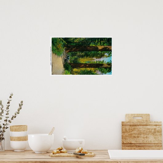 Door reuzenbos, sequoia's poster (Keuken)