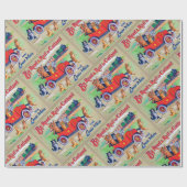 Door Road & Rail in Catland, Louis Wain Cadeaupapier (Vlak)