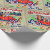 Door Road & Rail in Catland, Louis Wain Cadeaupapier (Hoek)