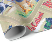 Door Road & Rail in Catland, Louis Wain Cadeaupapier (Rol Hoek)