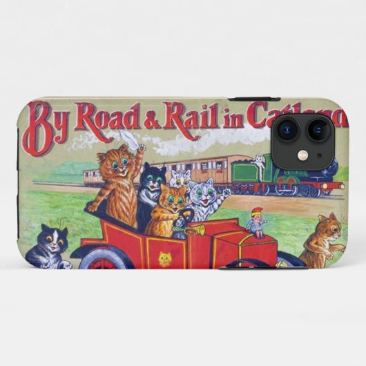 Door Road & Rail in Catland, Louis Wain Case-Mate iPhone Case (Achterkant (horizontaal))