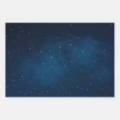 Door ruimte geïnspireerd omlooppapier inpakpapier vel (Voorkant 3)