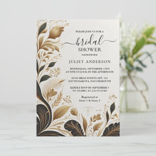 Door Rustiek Fiesta Rustiek Bold Spaans Vrijgezell Kaart (Staand voorkant)