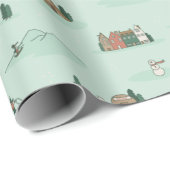 Door Scandinavië geïnspireerd omslagpapier Cadeaupapier (Rol Hoek)