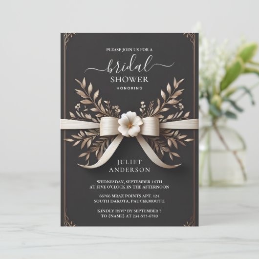 Door Schattige touw binden we het knoop Vrijgezell Kaart (Staand voorkant)