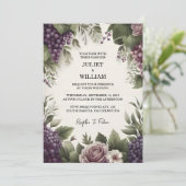 Door Seed Landelijk Boerderij Houten Fruit Ivy Vin Kaart (Staand voorkant)