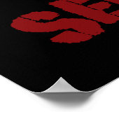 Door Seitan gevoed Poster (Hoek)