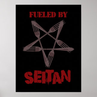 Door Seitan gevoed Poster