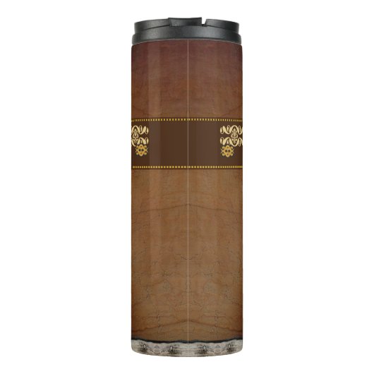 door sigaren geïnspireerd thermosbeker (Achterkant)