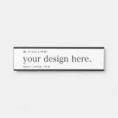 Door Sign Your Design Upload Deurbordje (Voorkant)