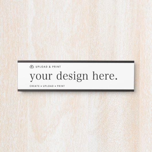 Door Sign Your Design Upload Deurbordje (Voorkant)