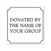 Door Sjabloon gedoneerd Zelfinktende Stempel (Design)