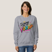 Door snacks aangedreven dames sweatshirt (Voorkant volledig)