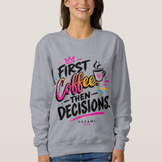 Door snacks aangedreven dames sweatshirt