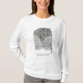 Door sneeuw bedekt landschap t-shirt (Voorkant)